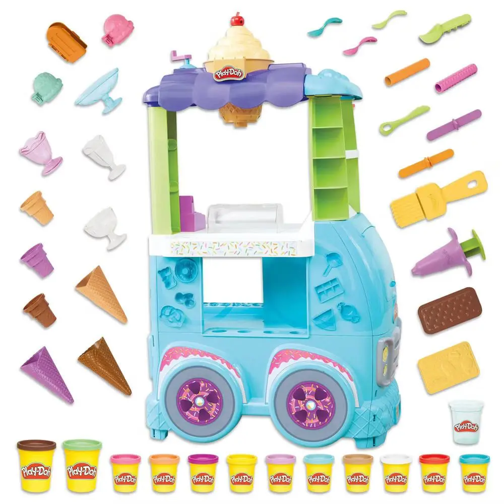 Play-doh Kitchen Creations Ultimate Ice Cream Toy Truck Playset