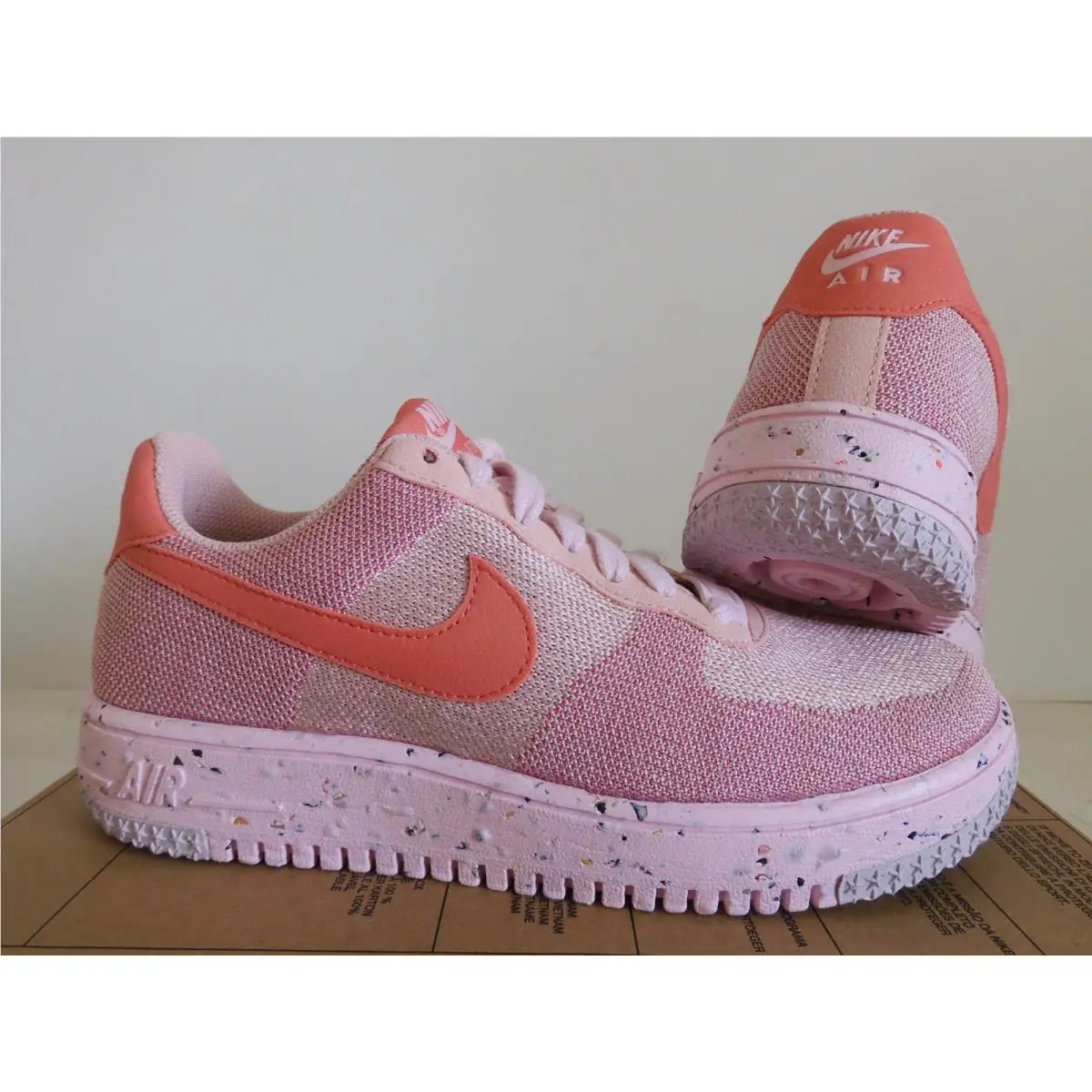 Nike shoes - Nike Air Force 1 Flyknit - DC7273-600 - PINK GLAZE PINK SALT (UPC: 195238098421) 0