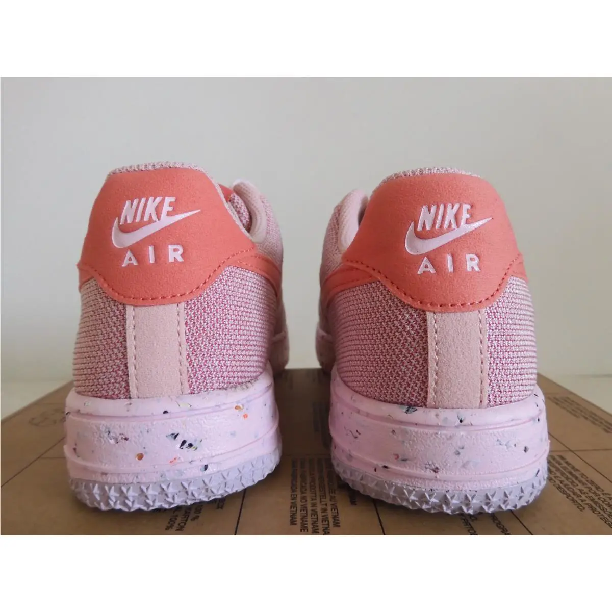 Nike shoes - Nike Air Force 1 Flyknit - DC7273-600 - PINK GLAZE PINK SALT (UPC: 195238098421) 2