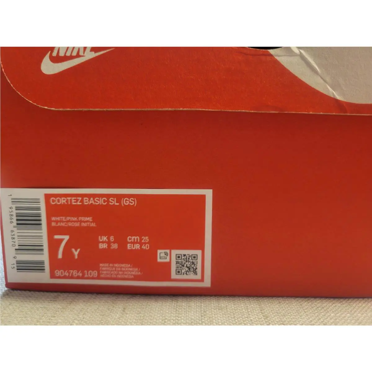 Nike shoes - Nike Cortez Basic - Cortez Basic - 904764-109 - White Pink 8