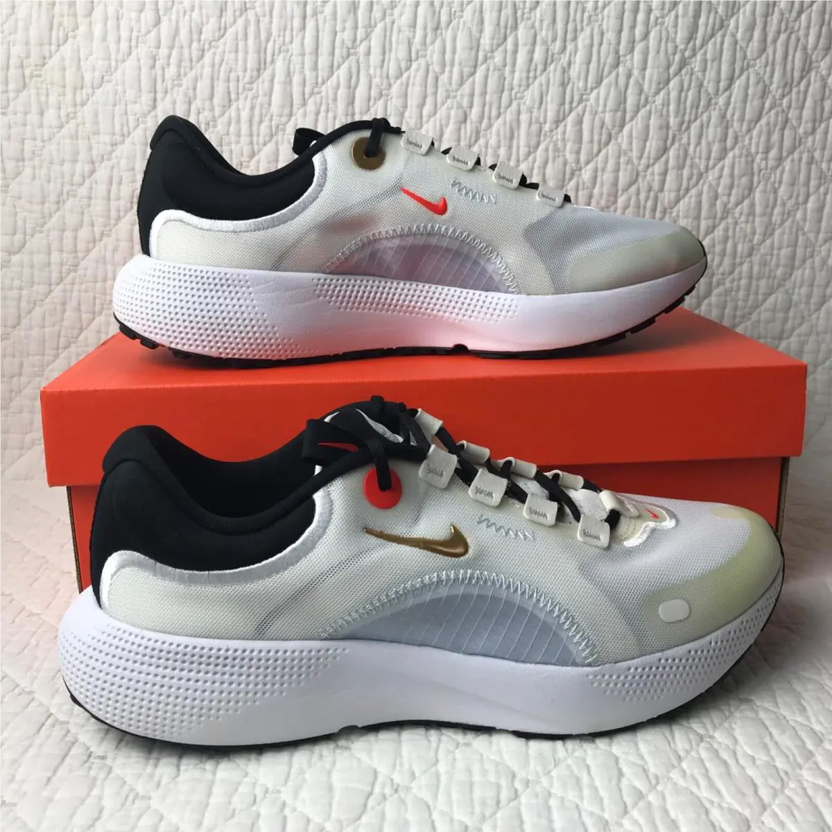 Nike shoes - Nike React Escape - React Escape - CV3817-103 - summit white/ metallic gold coin 0