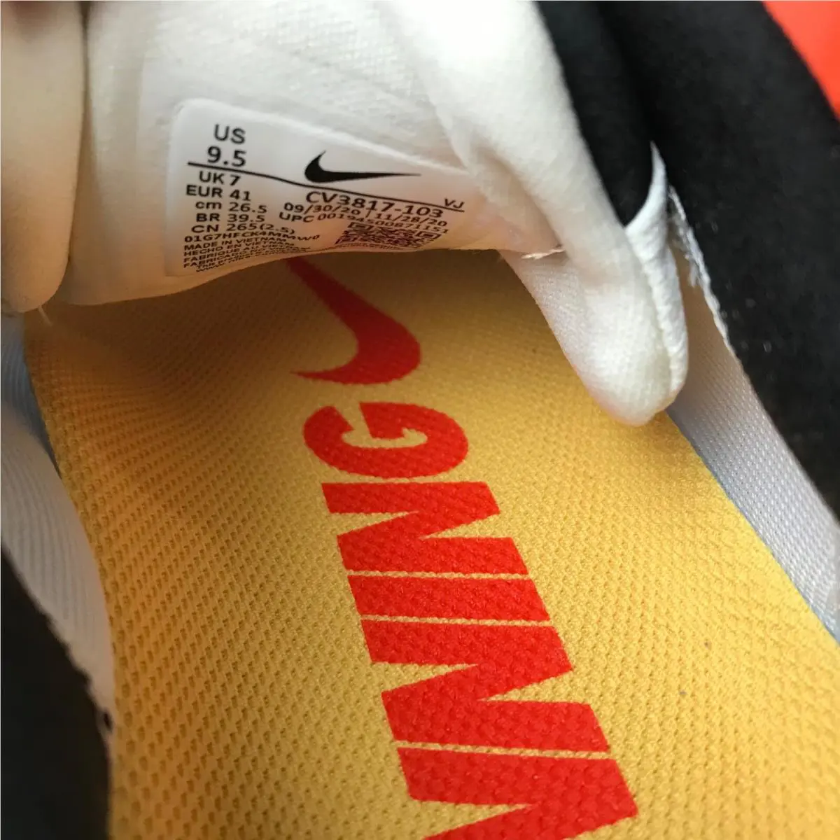 Nike shoes - Nike React Escape - React Escape - CV3817-103 - summit white/ metallic gold coin 8