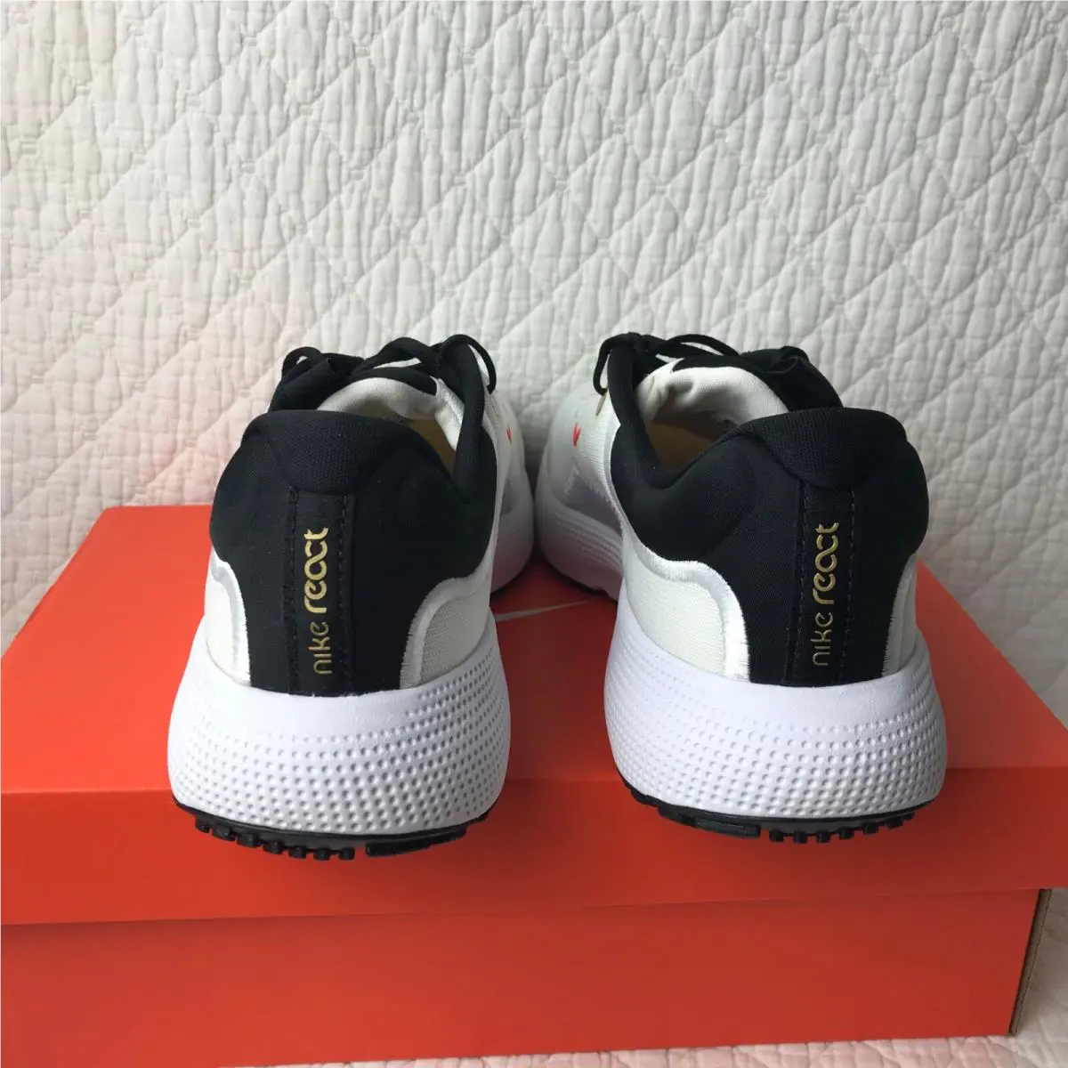 Nike shoes - Nike React Escape - React Escape - CV3817-103 - summit white/ metallic gold coin 4