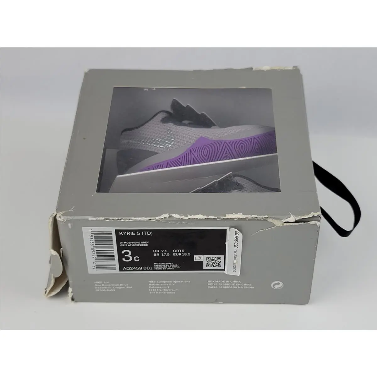 Nike shoes - Nike Kyrie 5 - Kyrie - AQ2459-001 - Atmosphere Grey & Purple (UPC: 193655892592) 6