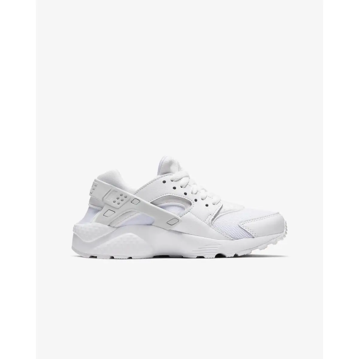 654275-110 GS Size 6 Youth Nike Huarache Run White/white-pure Platinum-nib