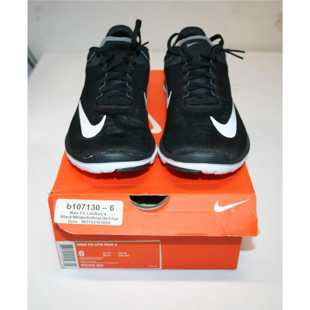 Nike shoes - Nike FS Lite Run - Lite Run - 852435-002 - Black/Anthracite/Grey (UPC: 883153101059) 6