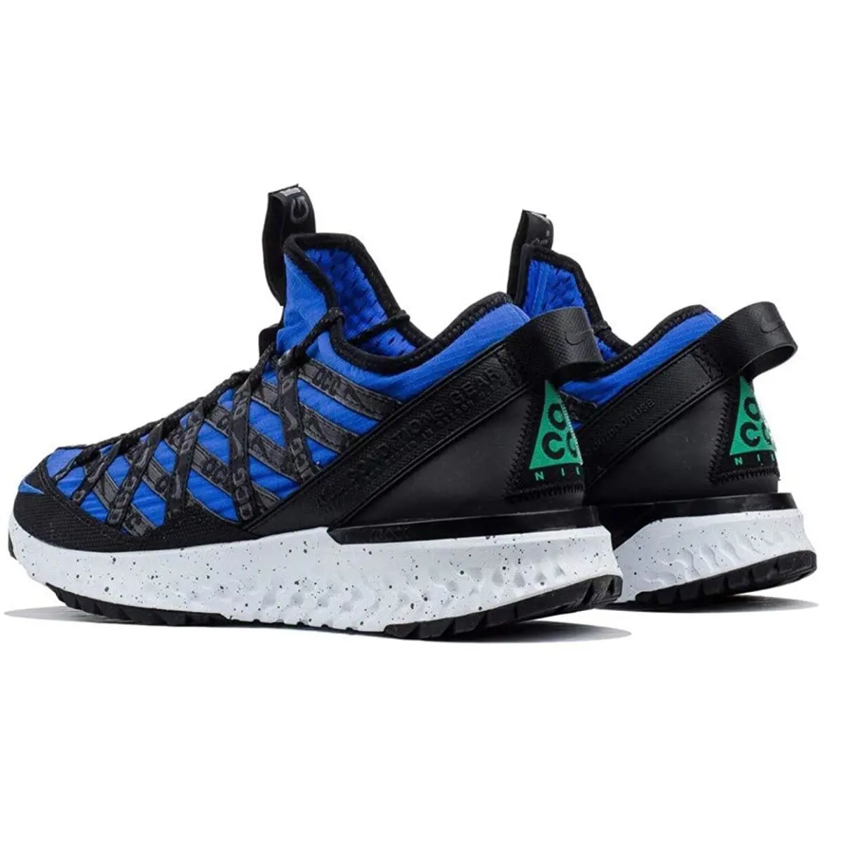Nike Acg React Terra Gobe Hyper Royal Black Mens Outdoors Shoes BV6344-400 - Blue