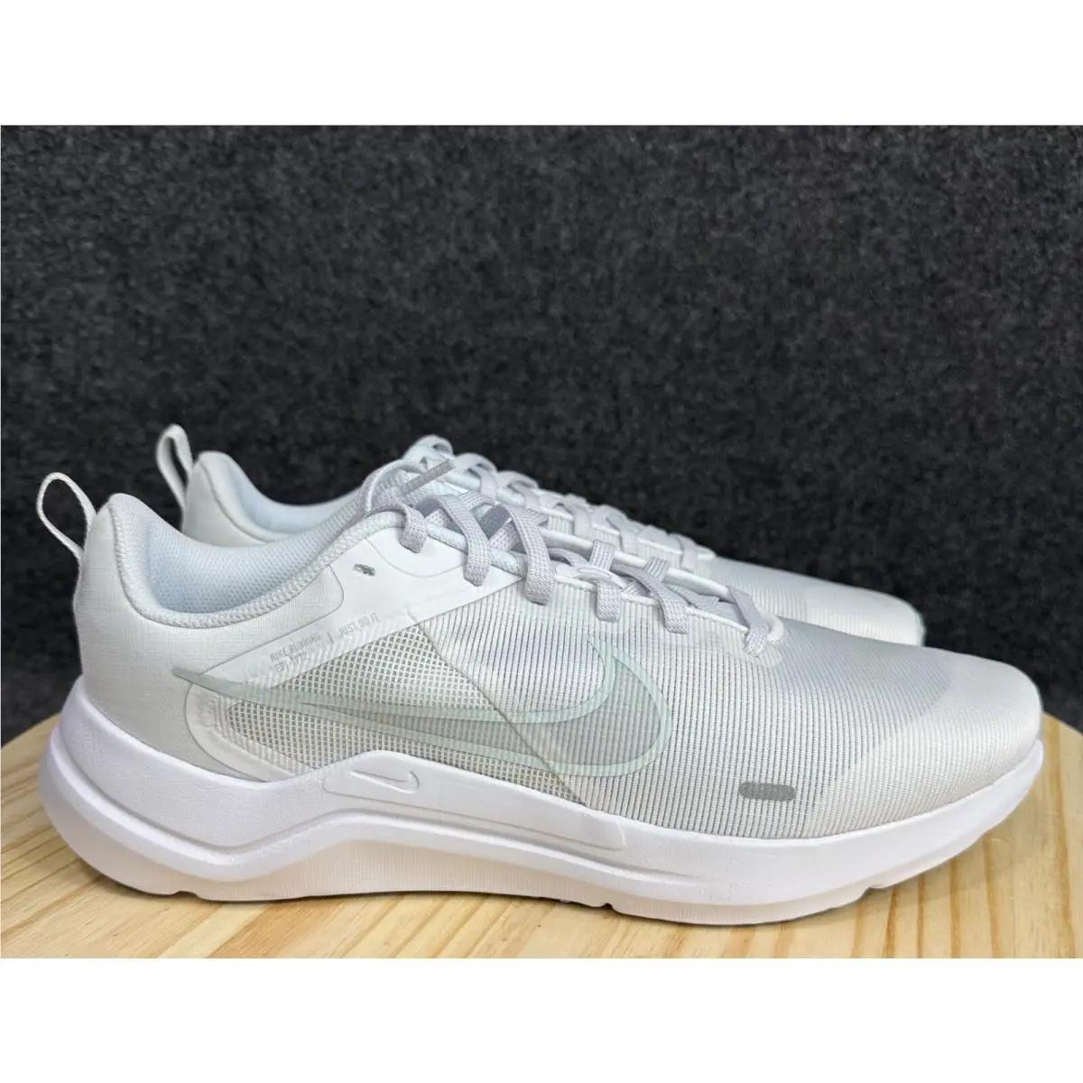 Nike Downshifter 12 Mens Size 11/ Wmns 12.5 Running Shoes White Pure Platinum