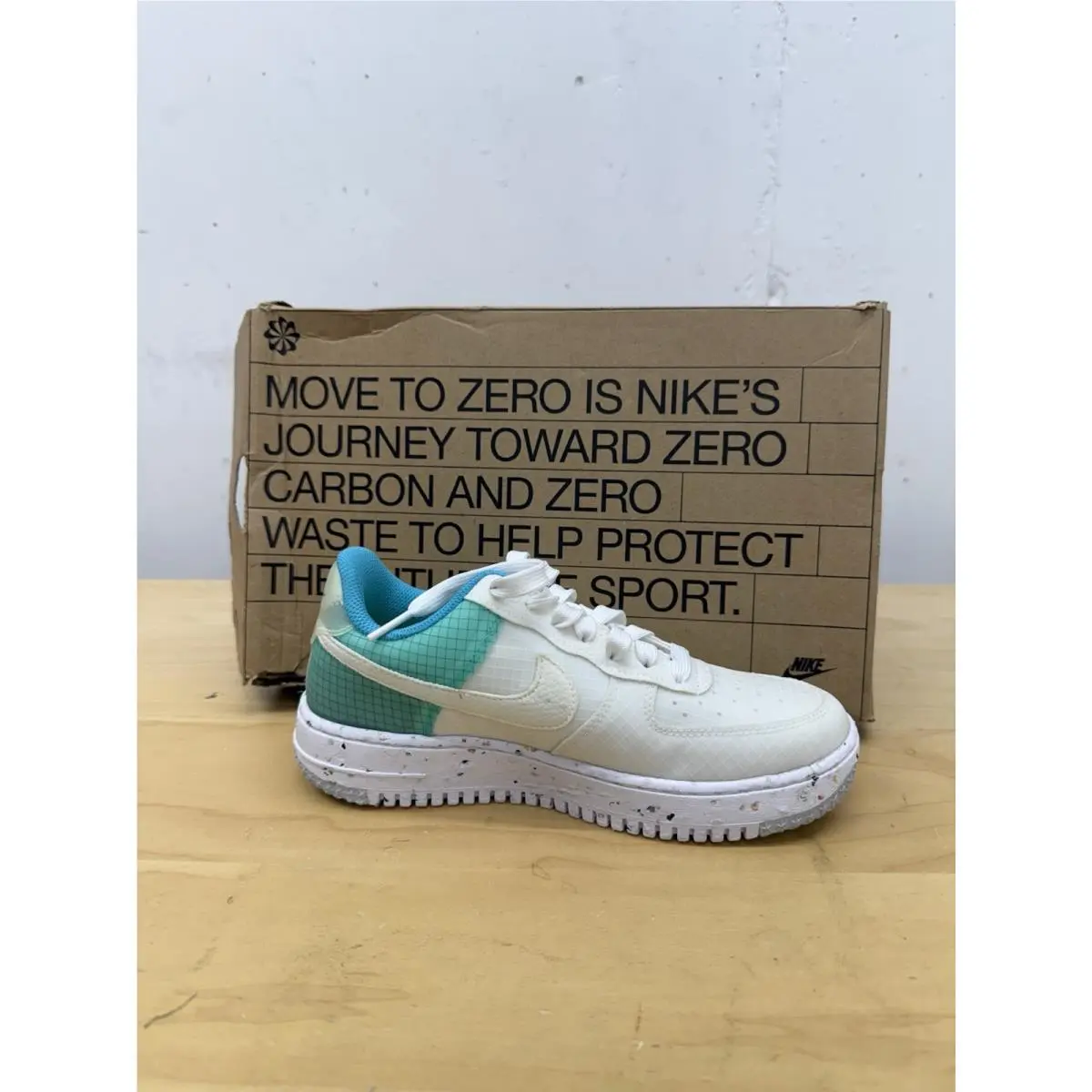 Nike shoes - Nike Air Force 1 - Air Force - DO7692-101 - White, Manufacturer: White/Dynamic Turquoise/Armory Navy/White 0