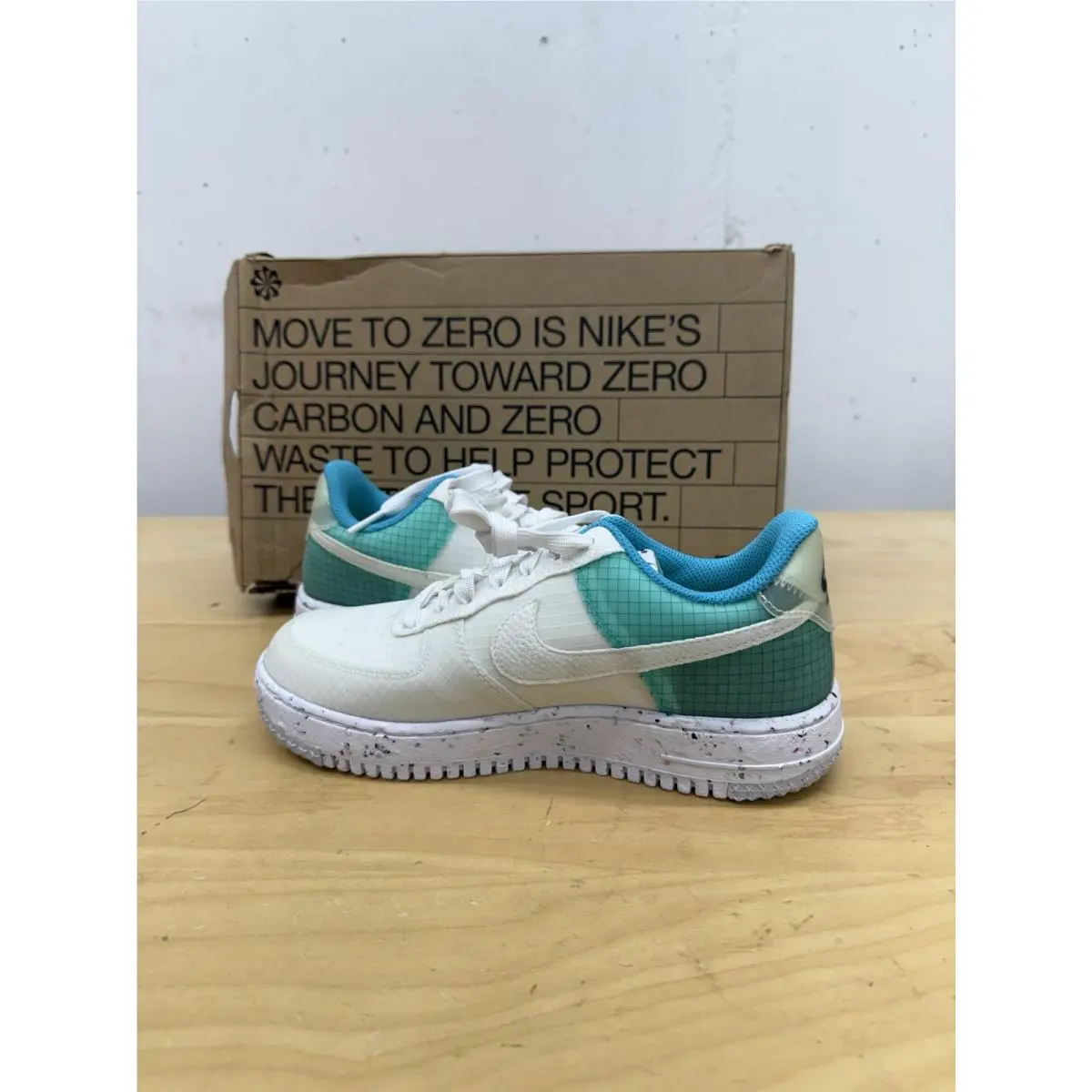 Nike shoes - Nike Air Force 1 - Air Force - DO7692-101 - White, Manufacturer: White/Dynamic Turquoise/Armory Navy/White 1