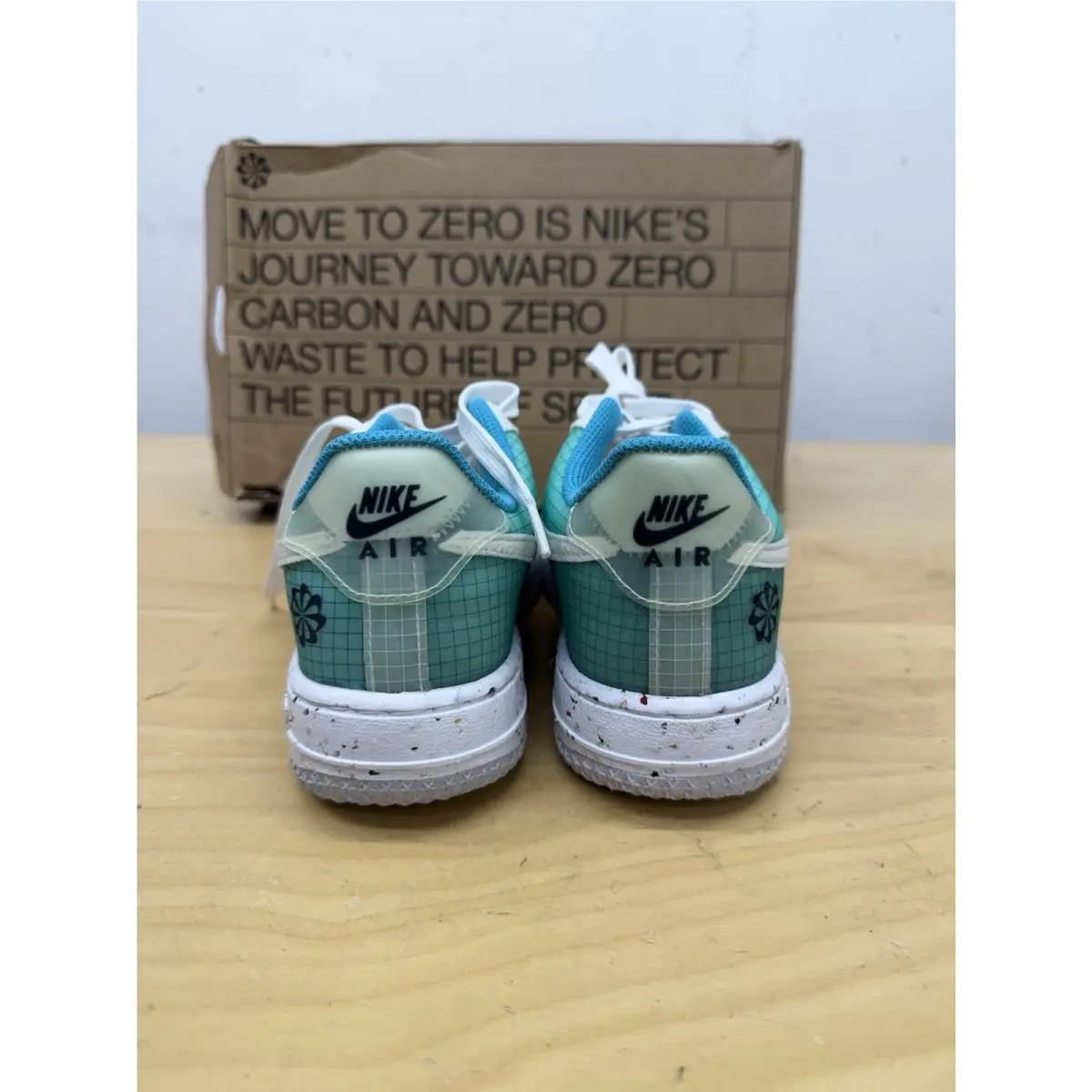 Nike shoes - Nike Air Force 1 - Air Force - DO7692-101 - White, Manufacturer: White/Dynamic Turquoise/Armory Navy/White 4