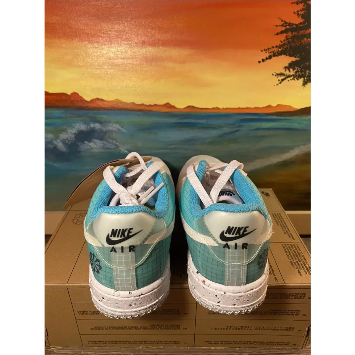 Nike shoes - Nike Air Force 1 - Air Force - DO7692-101 - White, Manufacturer: White/Dynamic Turquoise/Armory Navy/White 2