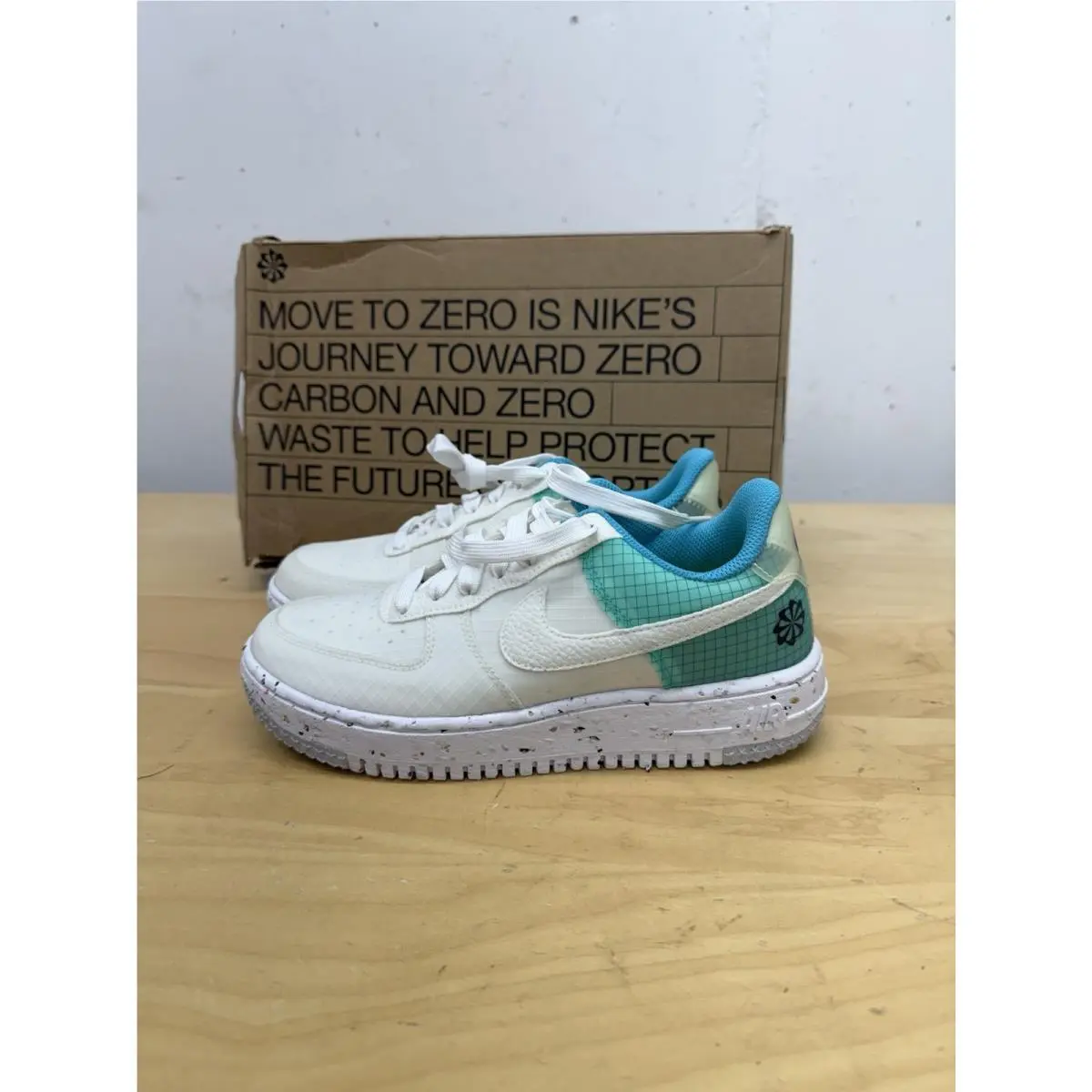 Nike shoes - Nike Air Force 1 - Air Force - DO7692-101 - White, Manufacturer: White/Dynamic Turquoise/Armory Navy/White 2