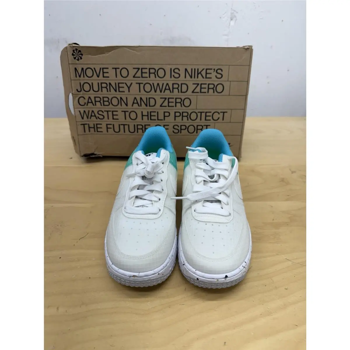 Nike shoes - Nike Air Force 1 - Air Force - DO7692-101 - White, Manufacturer: White/Dynamic Turquoise/Armory Navy/White 3