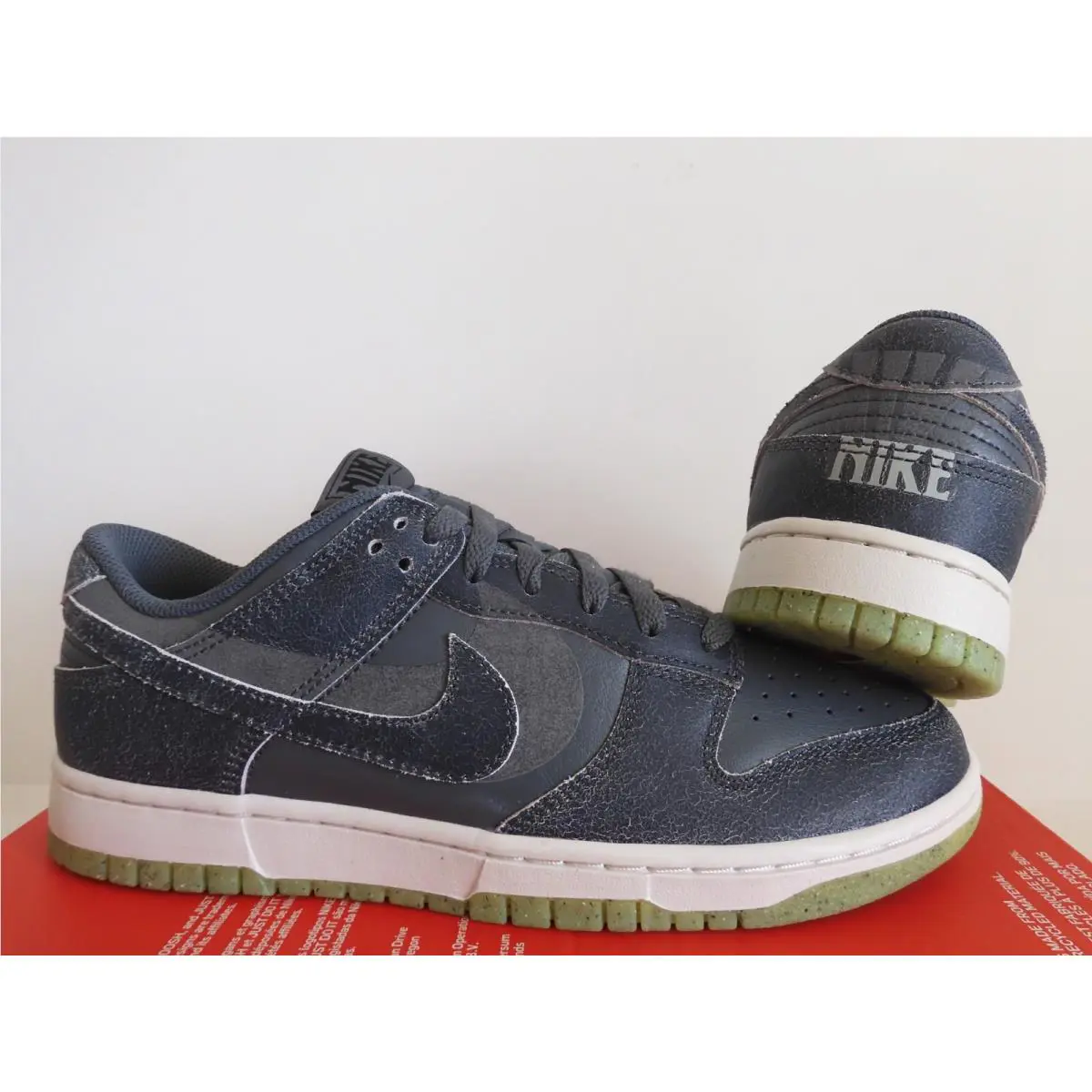 Nike shoes - Nike Dunk Low - Dunk Low - DQ7681-001 - Iron Grey Phantom Ghost Green 0