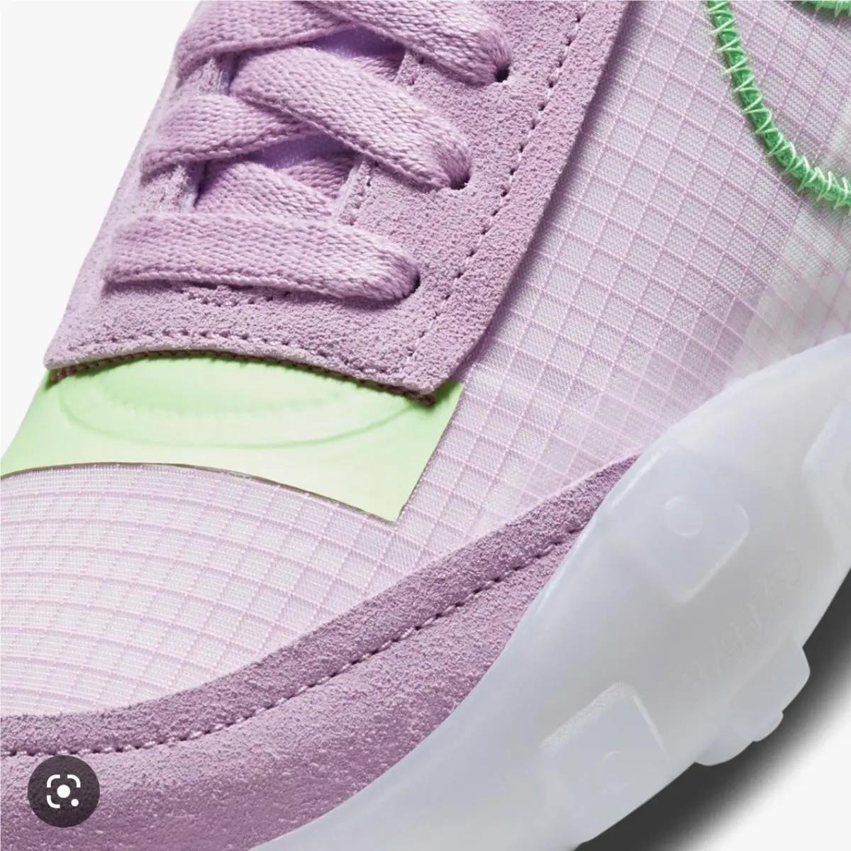 Nike shoes - Waffle Racer 2X - Waffle Racer - CK6647-601 - Light Arctic Pink/Grey Fog/Barely Volt/Poison Green (UPC: 0194499056591) 2