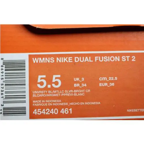 Nike shoes - UNIVERSITY BLUE, METALLIC SILVER, BRIGHT CR (UPC: 886915573613) 8