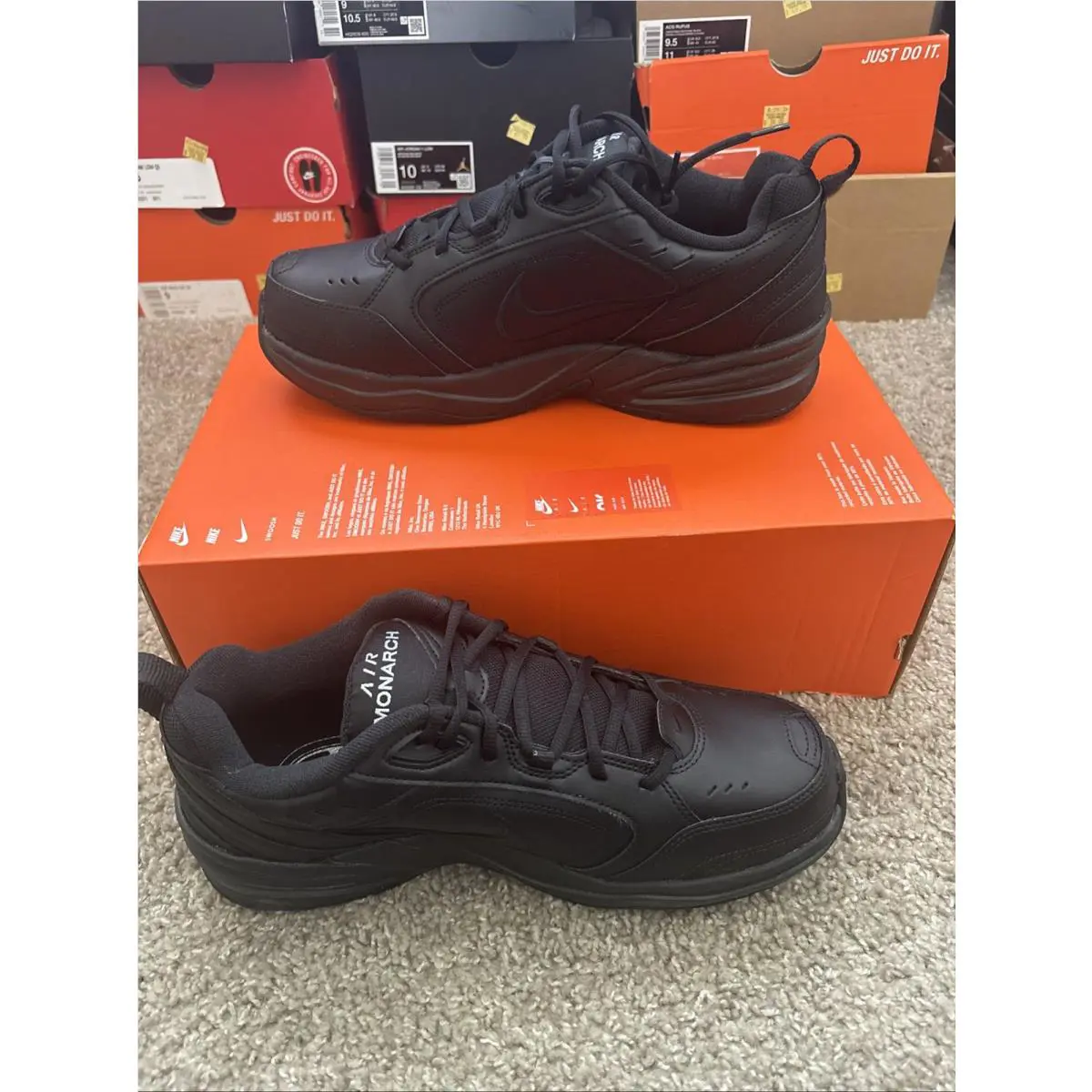 Nike shoes - Nike Air Monarch IV - Air Monarch - 416355-001 - Black 0
