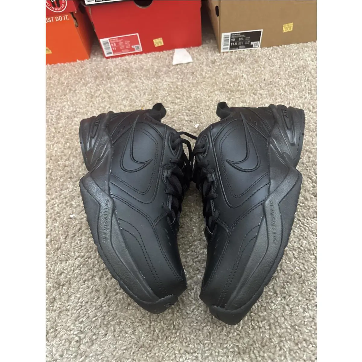 Nike shoes - Nike Air Monarch IV - Air Monarch - 416355-001 - Black 4
