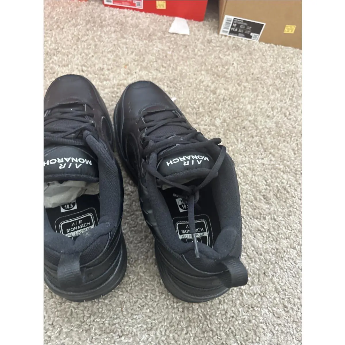 Nike shoes - Nike Air Monarch IV - Air Monarch - 416355-001 - Black 6