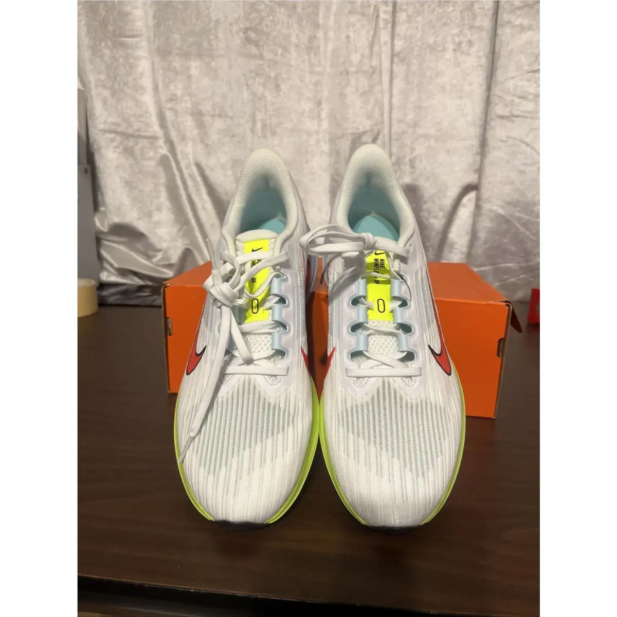 Nike shoes - Nike Winflo 9 - Winflo - DX3352-100 - White, Manufacturer: White / Black - Volt - Crimson (UPC: 196149766836) 0
