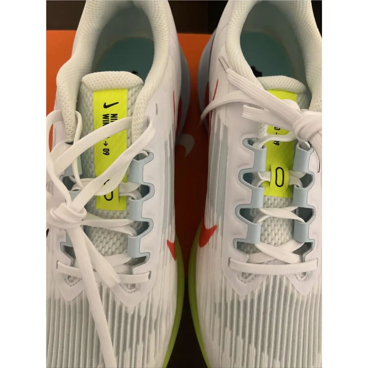 Nike shoes - Nike Winflo 9 - Winflo - DX3352-100 - White, Manufacturer: White / Black - Volt - Crimson (UPC: 196149766836) 3