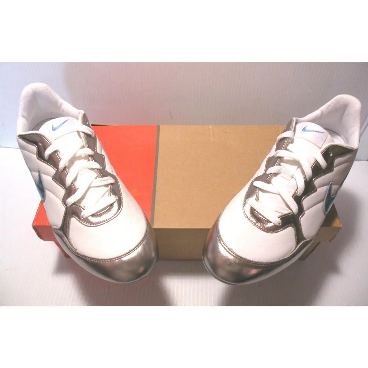 Nike shoes - White/Silver/Blue-314226-141 0