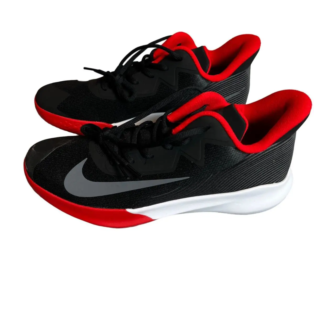 Nike shoes - Nike Precision IV - Precision - Black Red White 4