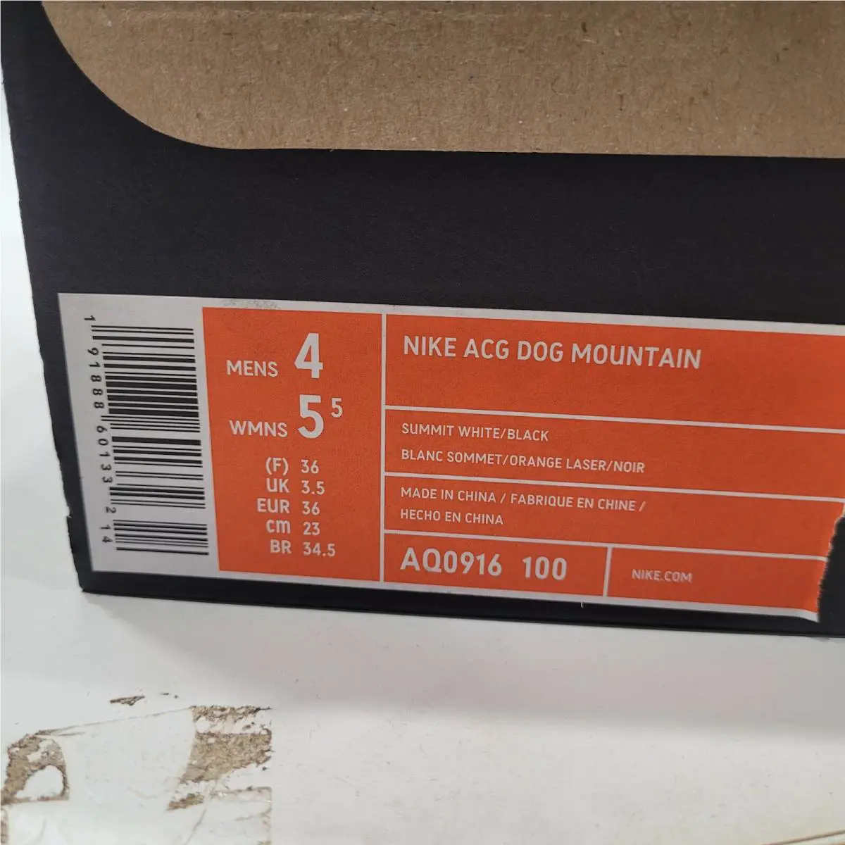 Nike shoes - Nike ACG Dog Mountain - ACG Dog Mountain - AQ0916 - White (UPC: 0191888526246) 7