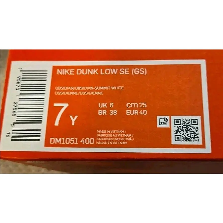 Nike shoes - Nike Dunk Low SE GS - DM1051-400 - Obsidian/Summit White/Sport Grey/Obsidian (UPC: 195870275655) 7