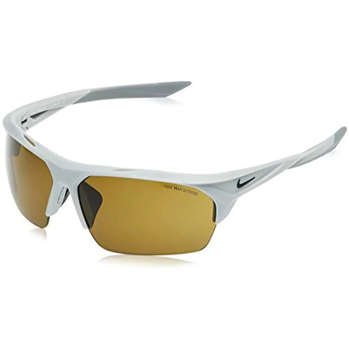 Nike EV1069 013 Grey Terminus Sunglasses with Terrain Tint Lenses Nike Bag - Matte Wolf Grey/Black, Frame: Grey, Lens: Terrain Tint