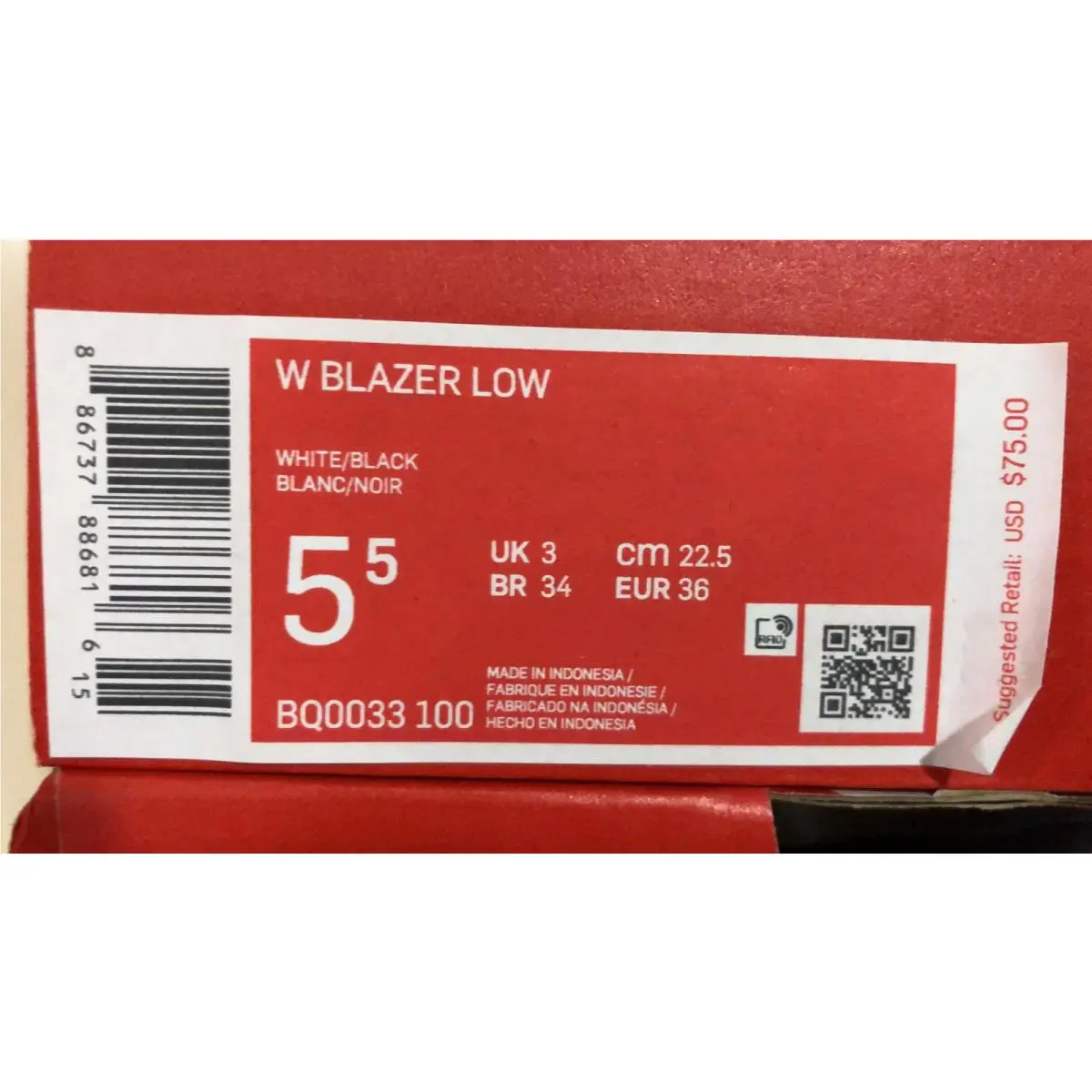 Nike shoes - W Nike Blazer Low 