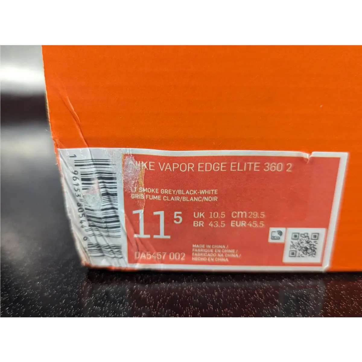 Nike shoes - Nike Vapor Edge - Vapor Edge - DA5457-002 - Gray 8
