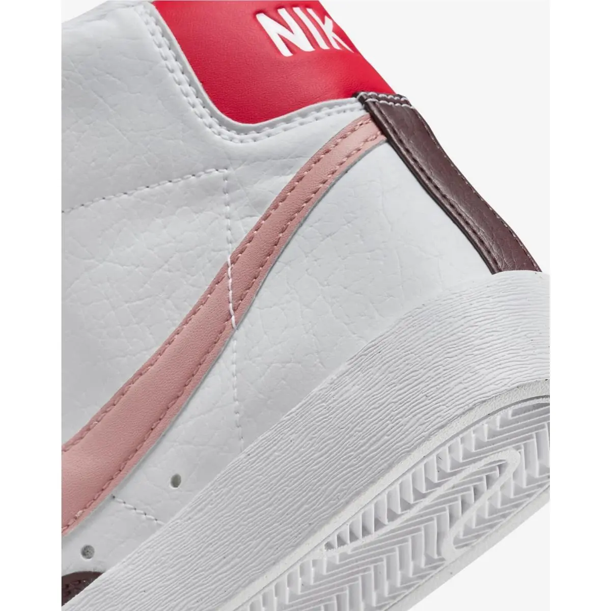 Nike shoes - Nike Blazer Mid `77 Next Nature - DQ4124-105 - White, Red, Pink 2