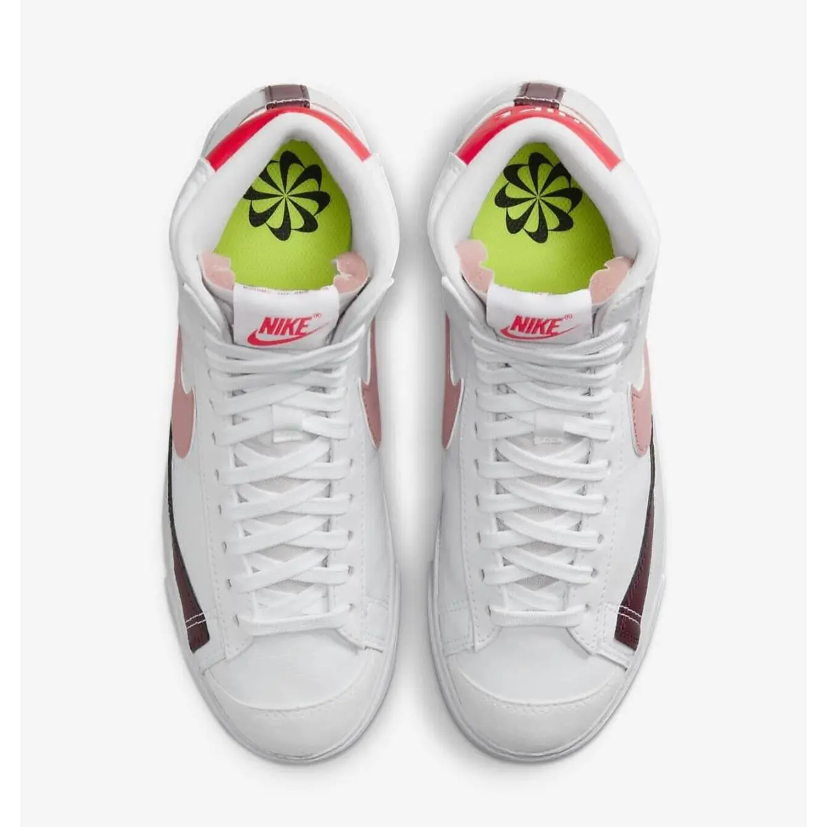 Nike shoes - Nike Blazer Mid `77 Next Nature - DQ4124-105 - White, Red, Pink 5