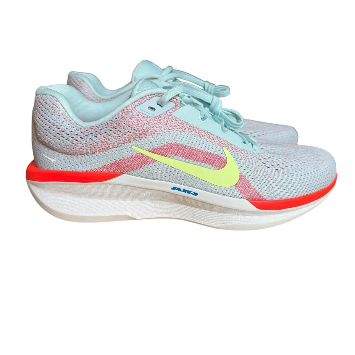 Nike shoes - Nike Air Winflo 11 - Air Winflo - FJ9510-402 - White, Manufacturer: Glacier Blue/barely Volt (UPC: 0197593766700) 3