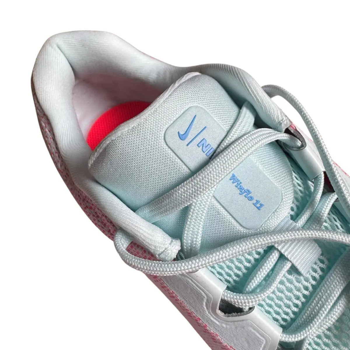 Nike shoes - Nike Air Winflo 11 - Air Winflo - FJ9510-402 - White, Manufacturer: Glacier Blue/barely Volt (UPC: 0197593766700) 7