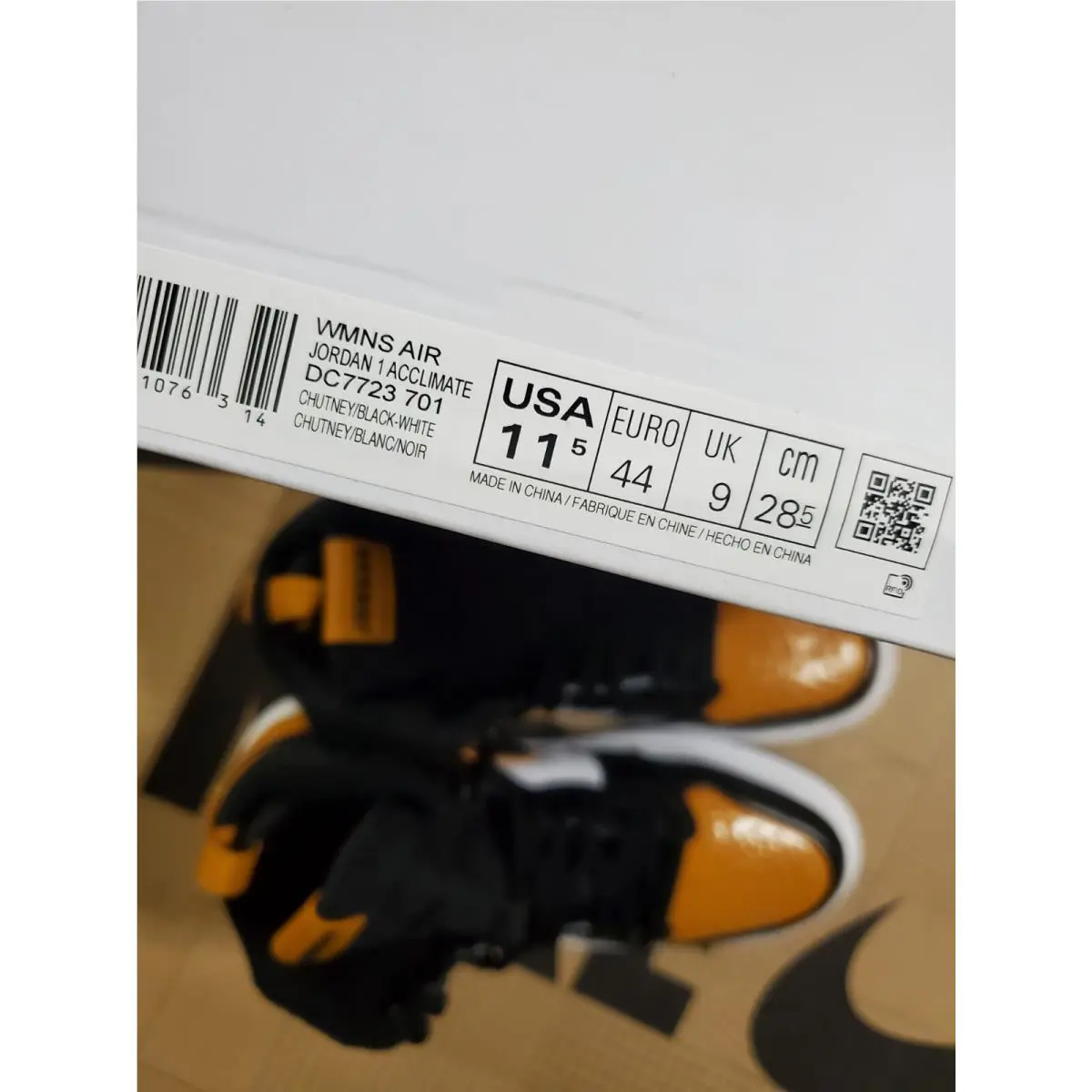 Nike shoes - Jordan 1 Acclimate - Acclimate - DC7723-701 - Chutney (UPC: 196151810756) 6