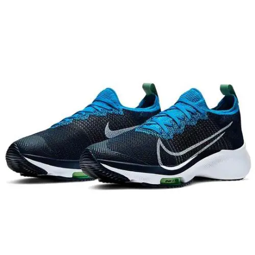 Nike shoes - Air Zoom Tempo FK Flyknit - CJ2102-400 - Blue/White/Volt/Aqua (UPC: 00194499363934) 1