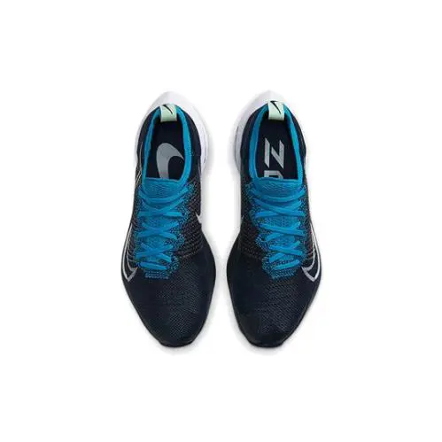 Nike shoes - Air Zoom Tempo FK Flyknit - CJ2102-400 - Blue/White/Volt/Aqua (UPC: 00194499363934) 2