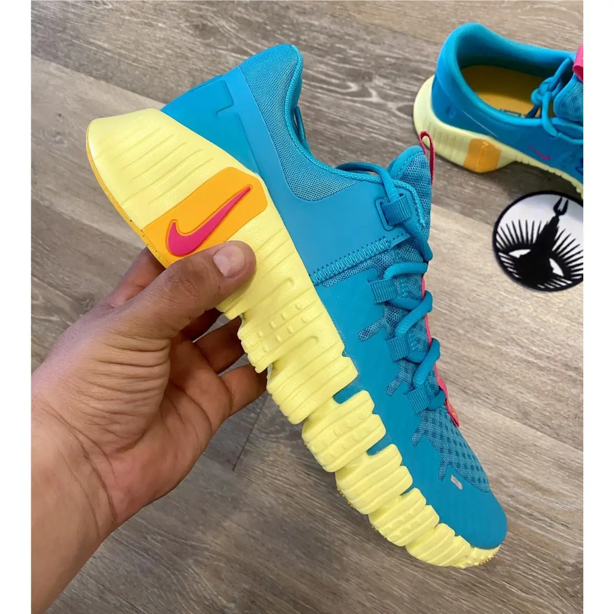 Nike shoes - Nike Free Metcon 5 - Free Metcon - DV3949-302 - Dusty Cactus/Glacier Blue/Laser Orange/Fierce Pink (UPC: 196974645481) 8