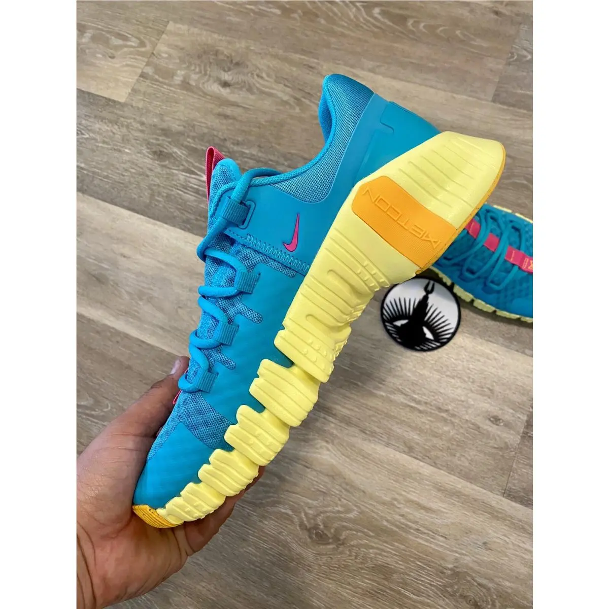 Nike shoes - Nike Free Metcon 5 - Free Metcon - DV3949-302 - Dusty Cactus/Glacier Blue/Laser Orange/Fierce Pink (UPC: 196974645481) 3