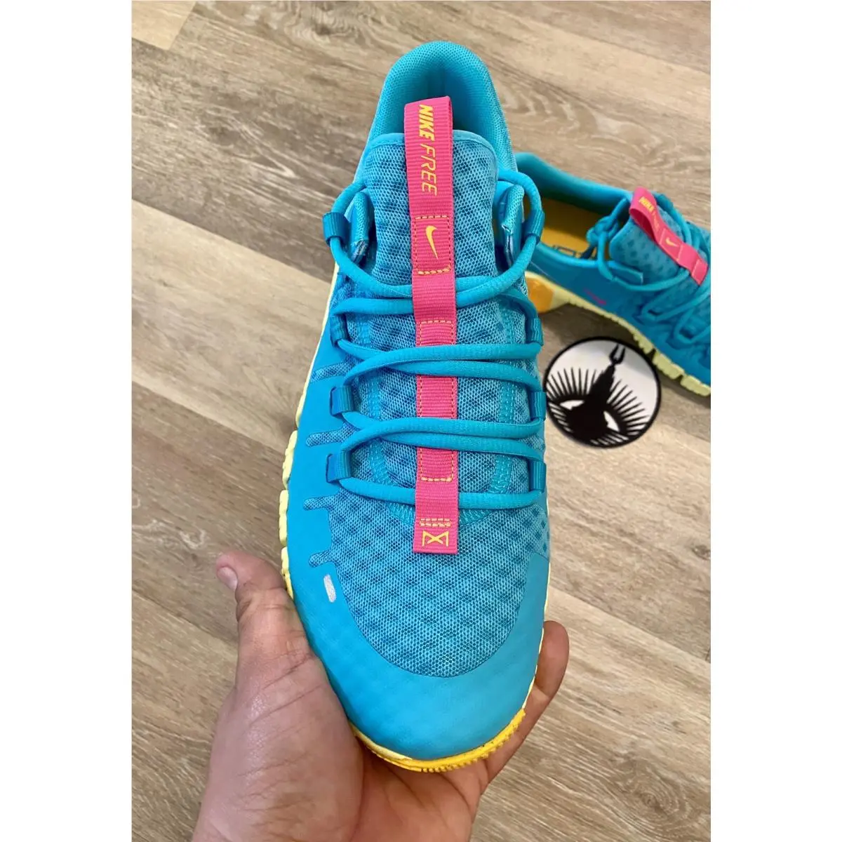 Nike shoes - Nike Free Metcon 5 - Free Metcon - DV3949-302 - Dusty Cactus/Glacier Blue/Laser Orange/Fierce Pink (UPC: 196974645481) 4