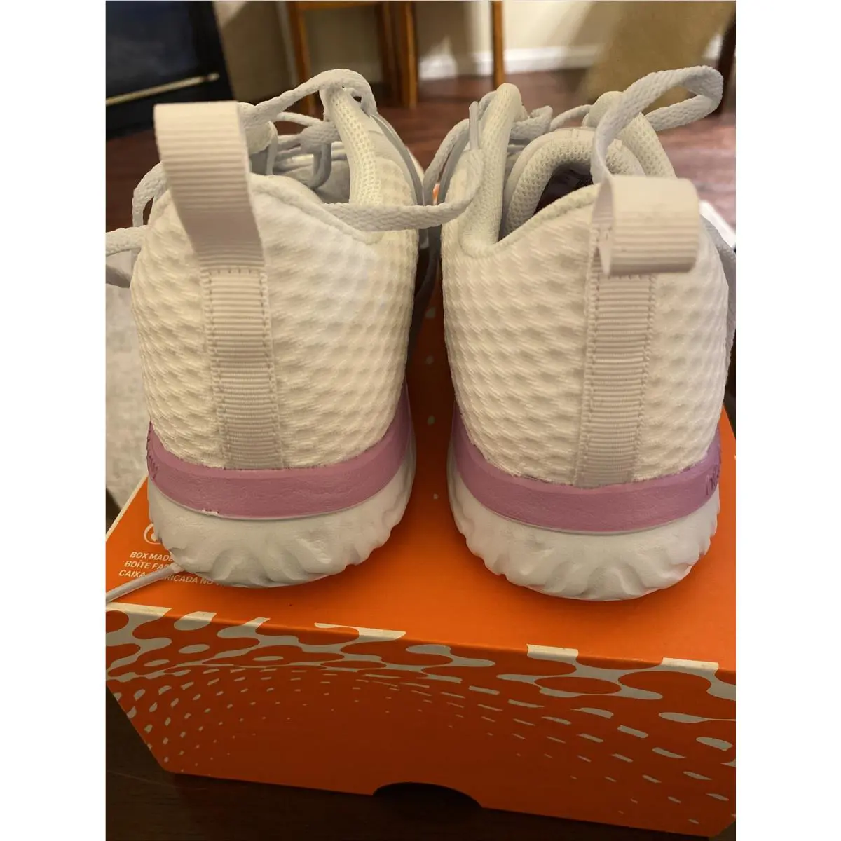 Nike shoes - Nike Legend Essential 2 - Legend Essential - CK2576-104 - White / Green glow-Violet Shock 1