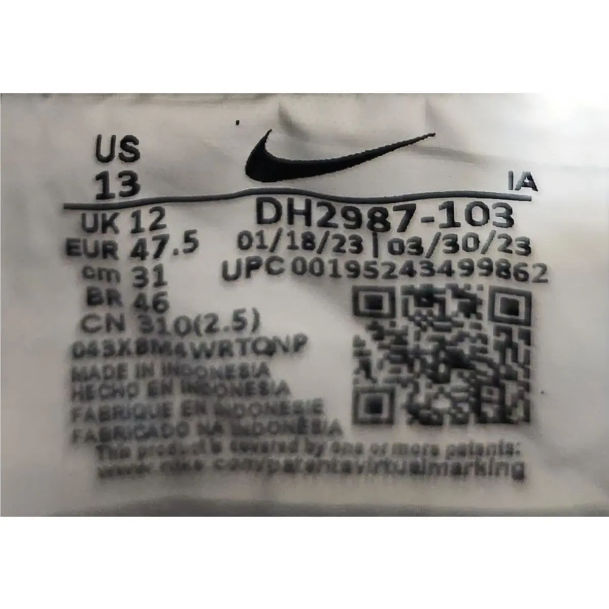 Nike shoes - Nike Court Vision - Court Vision - DH2987 103 - White (UPC: 195243499862) 10