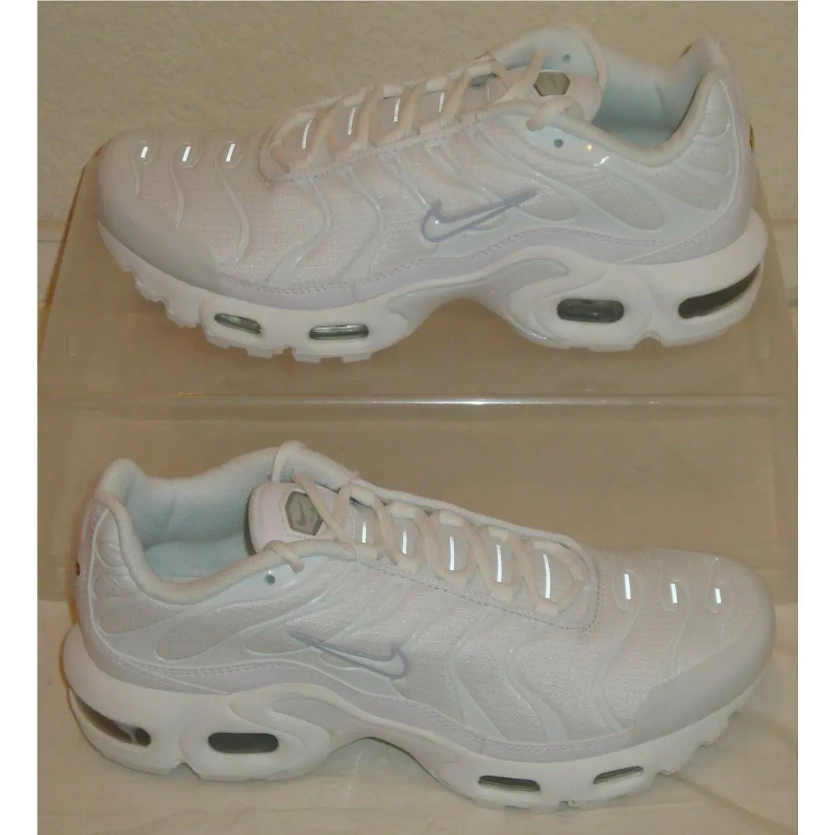 Nike shoes - Nike Air Max Plus GS - CW7044 100 - White (UPC: 00194274645699) 2