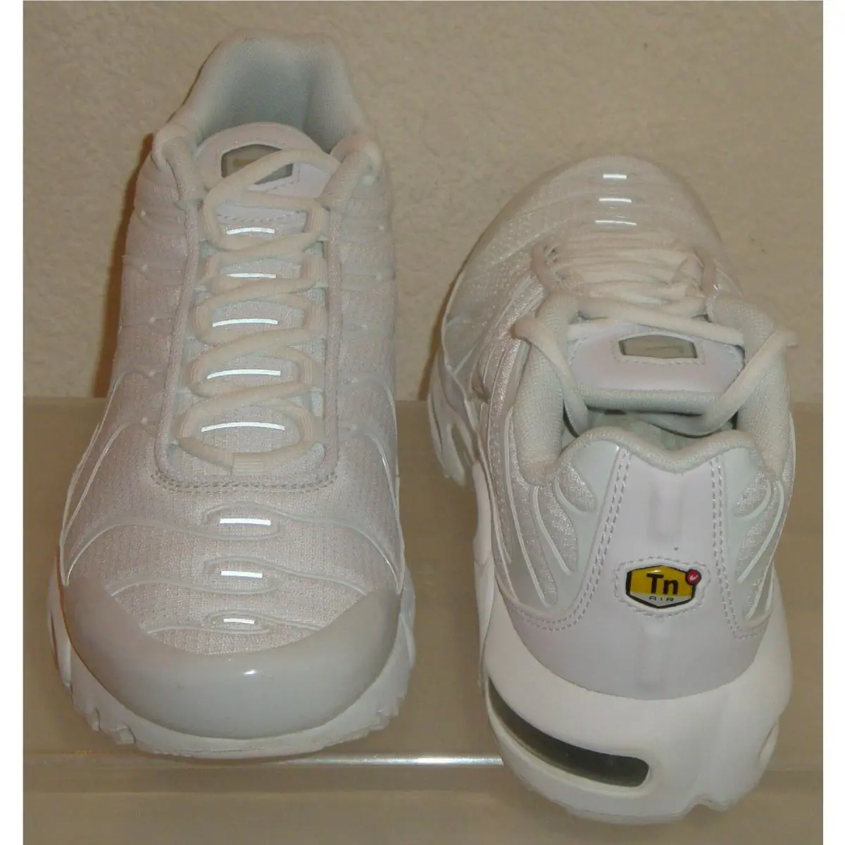 Nike shoes - Nike Air Max Plus GS - CW7044 100 - White (UPC: 00194274645699) 4