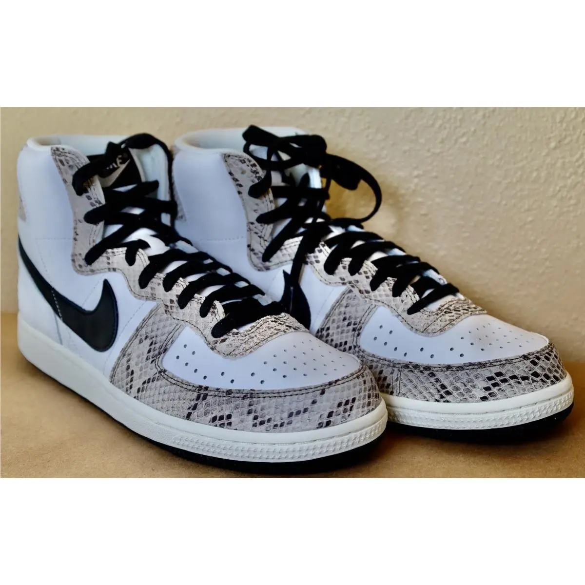 Size 10.5 - Nike Terminator High Cocoa Snake Mens