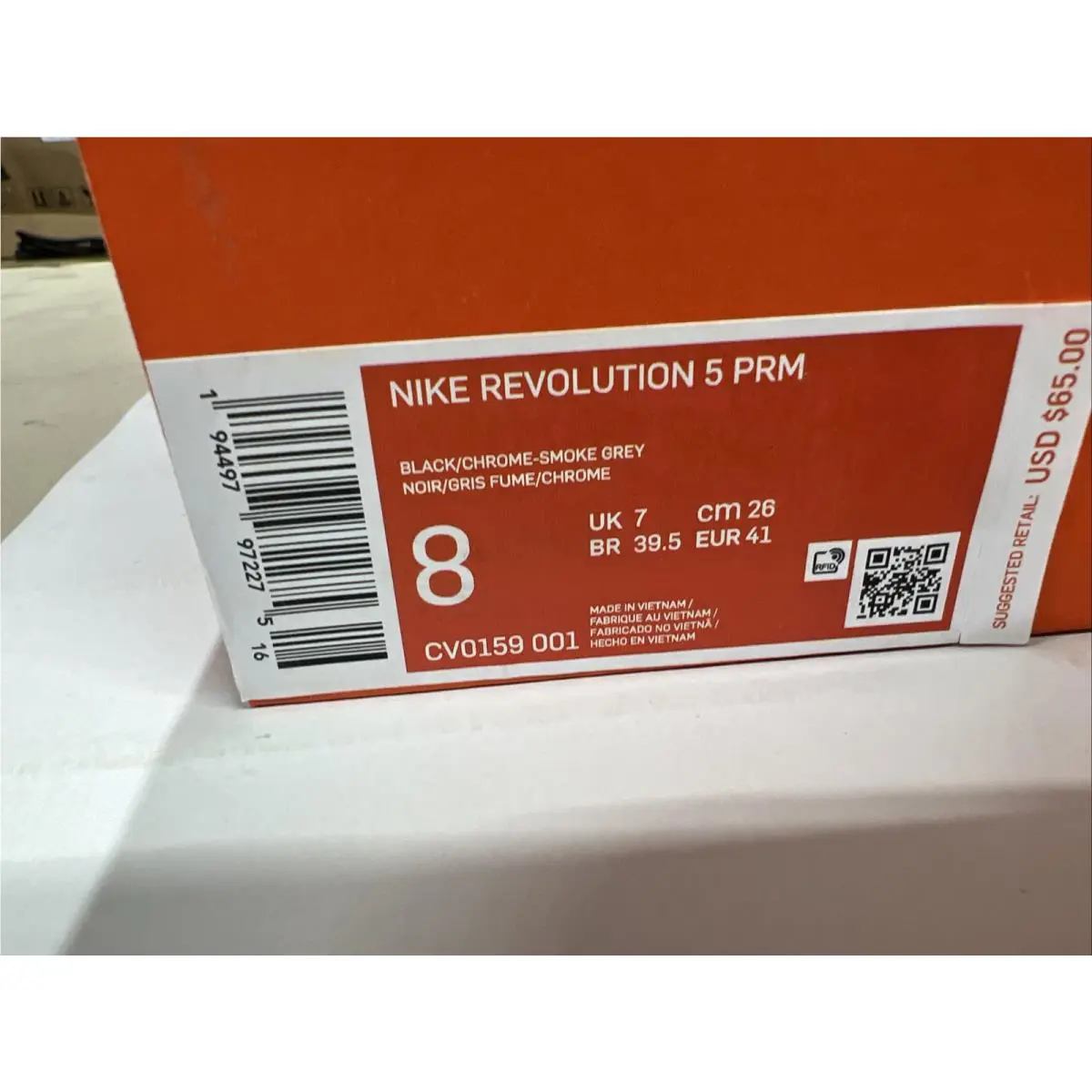 Nike shoes - Nike Revolution - Revolution - CV0159-001 - Gray (UPC: 0194497972275) 4