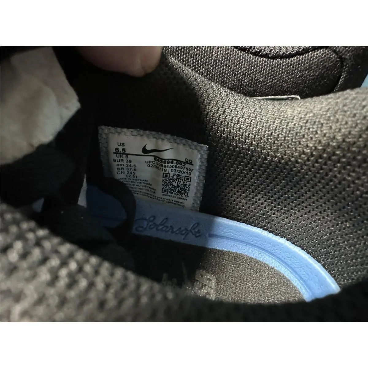 Nike shoes - Nike Check Solar - Check Solar - 921463-001 - Black 4